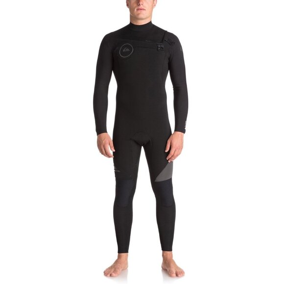 Quiksilver Syncro Men's 4/3mm Chest Zip Wetsuit MT - Picture 1 of 12